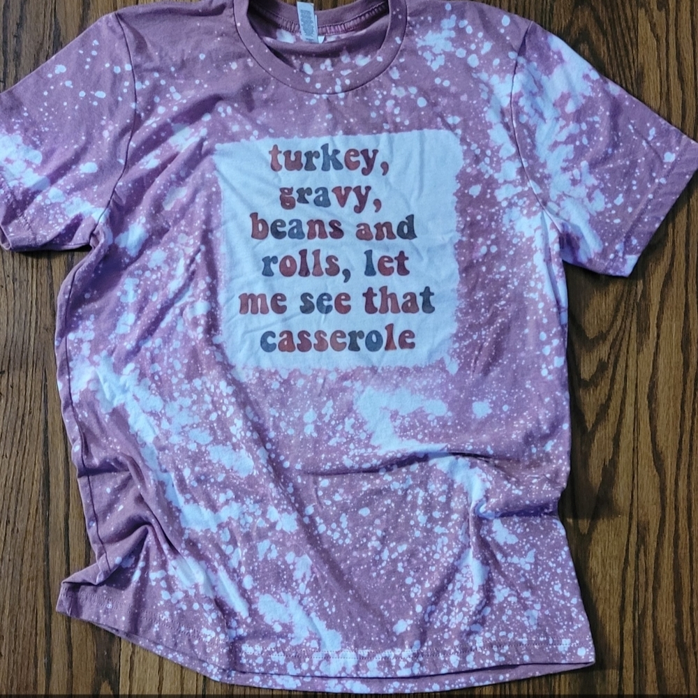 Bleached/sublimation t-shirt